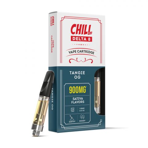 Chill Plus Delta-8 Vape Cartridge - Tangie OG - 900mg (1ml) - 1