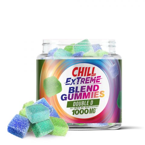 Chill Plus Extreme Blended Gummies - Double D - 1000MG - 1