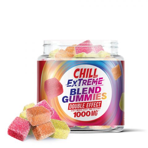 Chill Plus Extreme Blended Gummies - Double Effect - 1000MG - 1