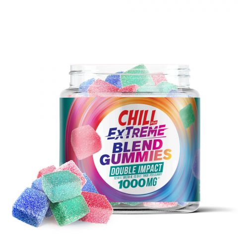 Chill Plus Extreme Blended Gummies - Double Impact - 1000MG - 1