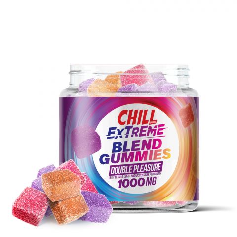 Double Pleasure Blend - 25mg Gummies - D9, Broad Spectrum CBD - Chill Extreme - Thumbnail 1