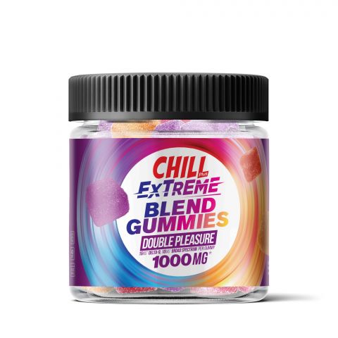 Double Pleasure Blend - 25mg Gummies - D9, Broad Spectrum CBD - Chill Extreme - 2