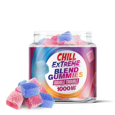 Double Trouble Blend - 25mg Gummies - D8, HHC - Chill Extreme - 1