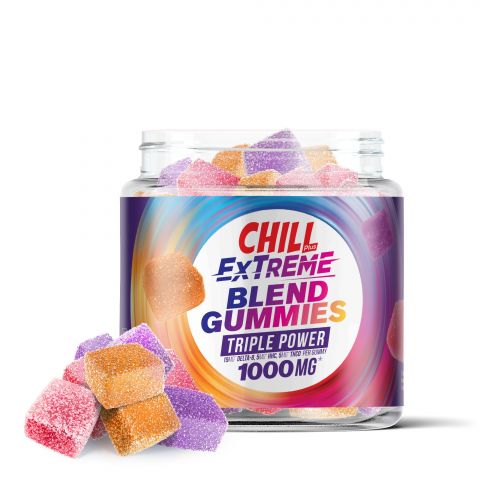 Chill Plus Extreme Blended Gummies - Triple Power - 1000MG - 1