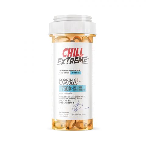 35mg D8, CBD Capsules - 50ct - Chill Plus Extreme - Thumbnail 2