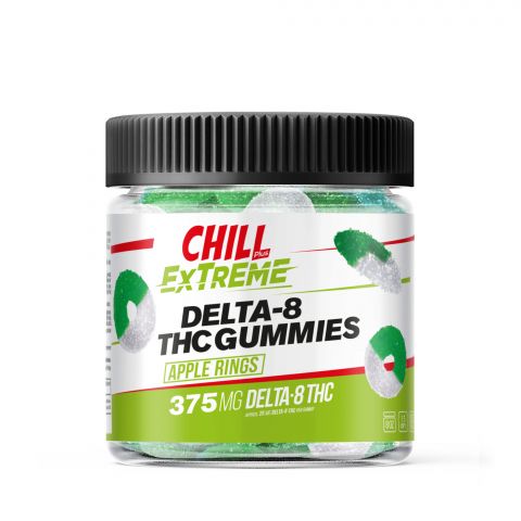 Chill Plus Extreme Delta-8 THC Gummies - Apple Rings - 375MG - Thumbnail 2