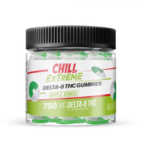 Chill Plus Extreme Delta-8 THC Gummies - Apple Rings - 750MG - Thumbnail 2