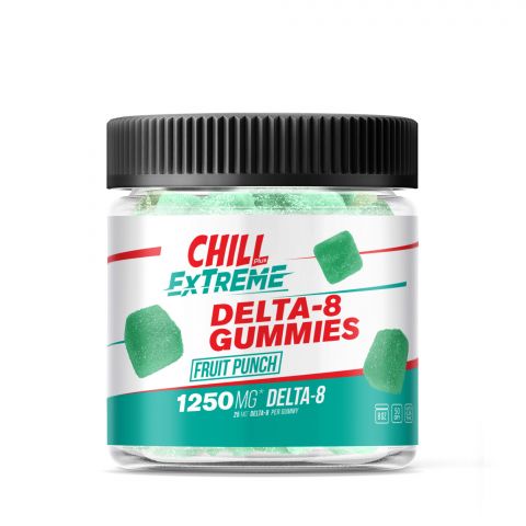 Chill Plus Extreme Delta-8 THC Gummies - Fruit Punch - 1250MG - 2