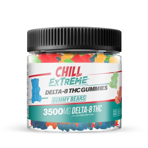 Chill Plus Extreme Delta-8 THC Gummies - Gummy Bears - 3500MG - 2