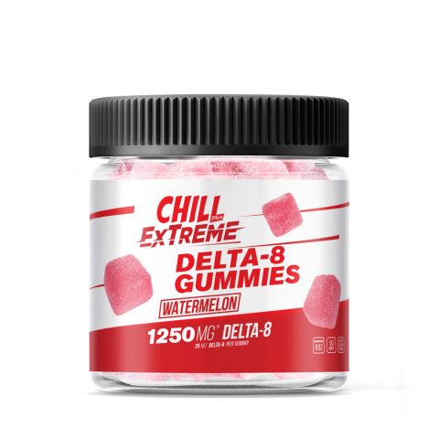 Chill Plus Extreme Delta-8 THC Gummies - Watermelon - 1250MG - Thumbnail 2