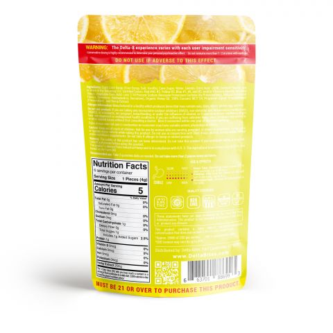 Delta-8 Bites - Lemon Gummies - 150mg - 4