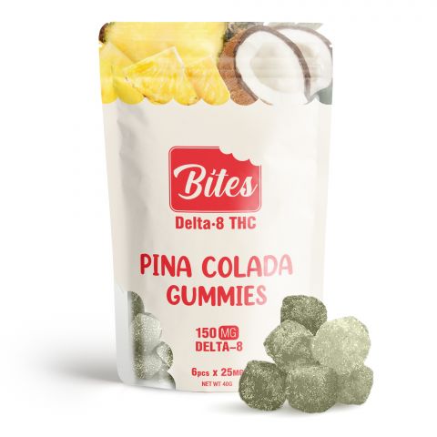 Delta-8 Bites - Pina Colada Gummies - 150mg - Thumbnail 1