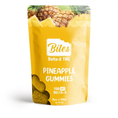Delta-8 Bites - Pineapple Gummies - 150mg - Thumbnail 2