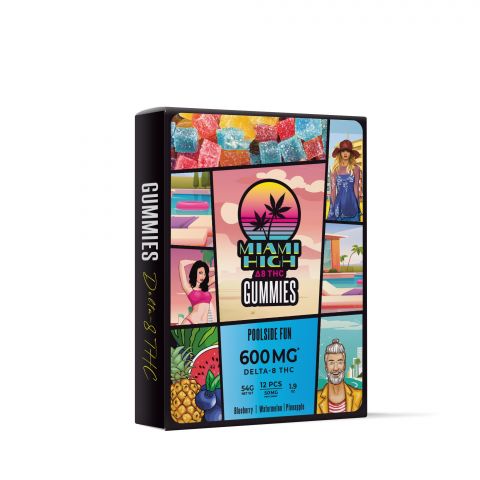Delta-8 Gummies - Poolside Fun - Miami High - 600MG - Thumbnail 2