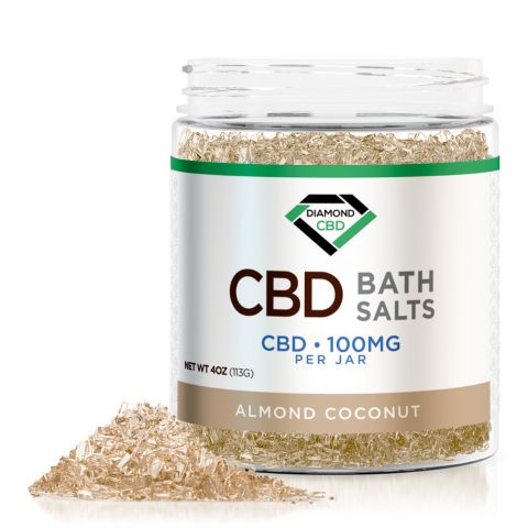 Diamond CBD Bath Salt - Almond Coconut - 100mg - 1