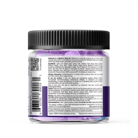 Diamond CBD - Broad Spectrum + Melatonin - Bedtime CBD Gummies - 1500X - Thumbnail 3