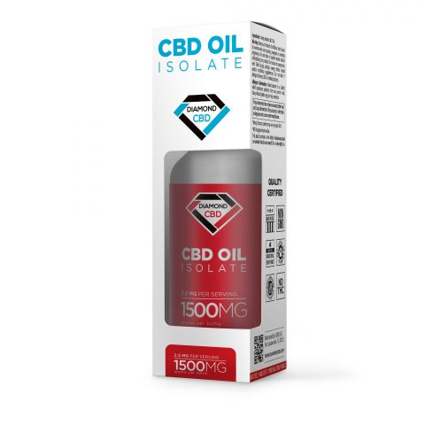 1500mg CBD Isolate Oil - Diamond CBD - Thumbnail 4