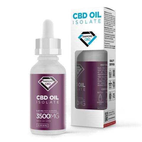 3500mg CBD Isolate Oil - Diamond CBD - Thumbnail 2