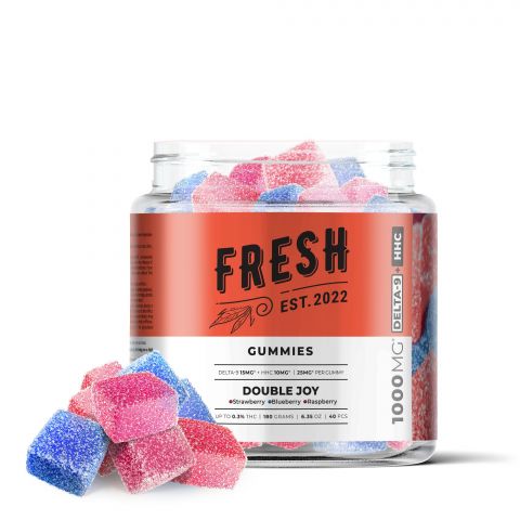 Double Joy Gummies - Delta 9 - Fresh - 1000mg - 1