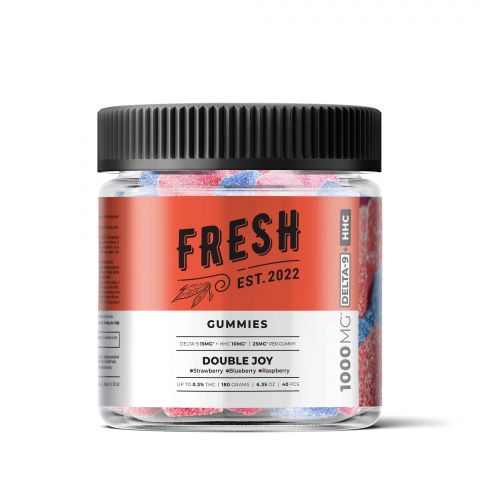 Double Joy Gummies - Delta 9 - Fresh - 1000mg - Thumbnail 2