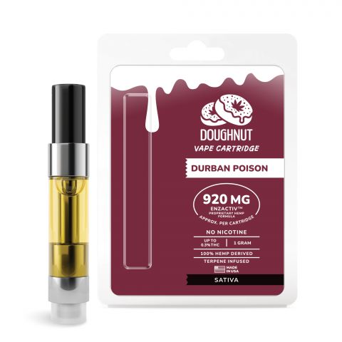 Durban Poison Cartridge - Active CBD - Enzactiv - Doughnut Active CBD- 920mg - 1