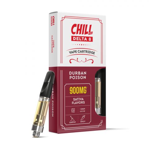 Durban Poison Cartridge - Delta 8 - Chill - 900mg - Thumbnail 1