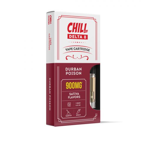 Durban Poison Cartridge - Delta 8 - Chill - 900mg - Thumbnail 2