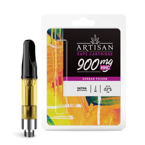 Durban Poison Cartridge - HHC THC - Artisan- 900mg - Thumbnail 1