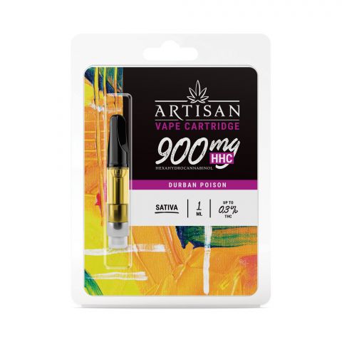Durban Poison Cartridge - HHC THC - Artisan- 900mg - Thumbnail 2