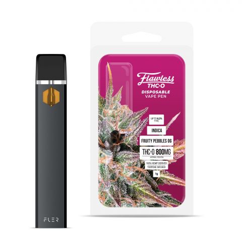 Flawless THC-O Disposable Vape Pen - Fruity Pebbles OG - 800MG - 1