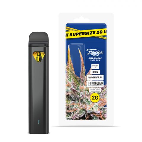 Flawless THC-O Disposable Vape Pen - Grand Daddy Pluto - 1600MG - 1