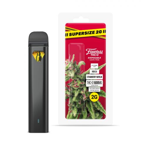 Flawless THC-O Disposable Vape Pen - Strawberry Napalm - 1600MG - Thumbnail 1