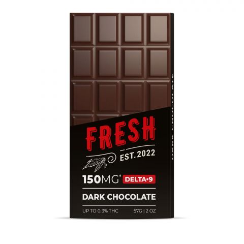 Fresh Delta-9 THC Chocolate Bar - Dark Chocolate - 150MG - 2