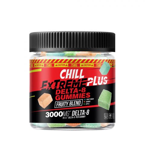 Fruity Blend Gummies - Delta 8 - Chill Extreme Plus - 3000MG - Thumbnail 2