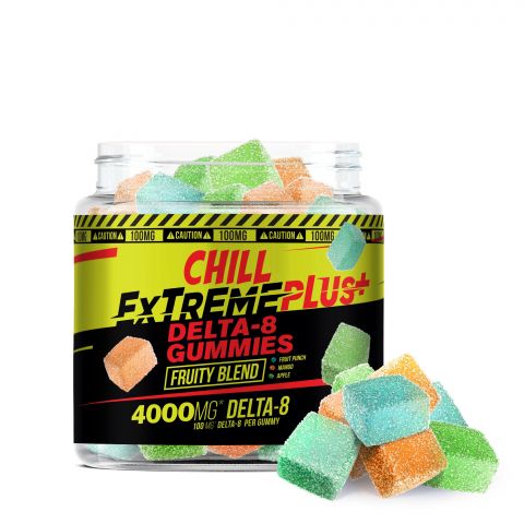 100mg Delta 8 THC Gummies - Fruity Blend - Chill Extreme - 1
