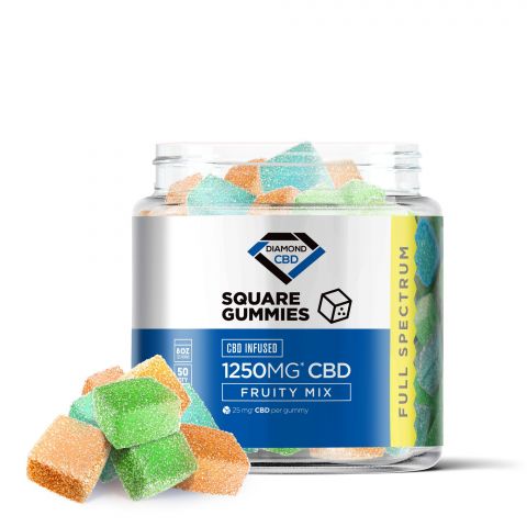 Fruity Mix Gummies - Full Spectrum CBD - Diamond CBD - 1250mg - 1