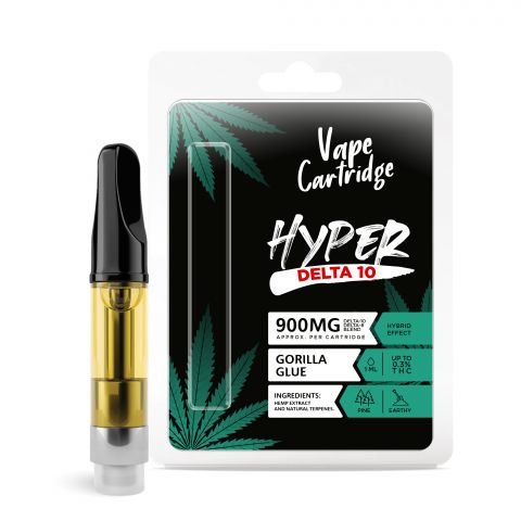 Gorilla Glue Cartridge - Delta 10 THC - Hyper - 900mg (1ml) - Thumbnail 1