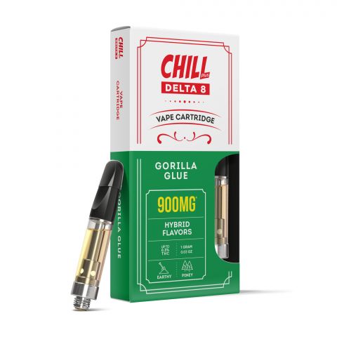 Gorilla Glue Cartridge - Delta 8 THC - Chill - 900mg (1ml) - 1