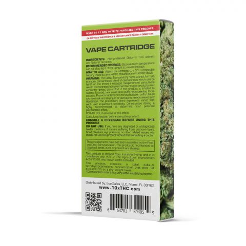 Gorilla Glue Vape Cartridge - Delta 8 THC - 10X - 900mg - Thumbnail 3