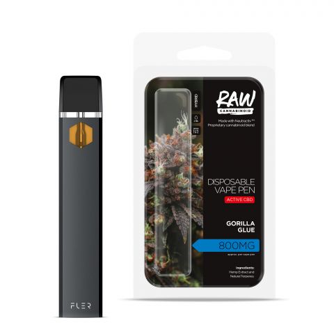 Gorilla Glue Vape Pen - CBD - Disposable - Raw - 800mg - 1