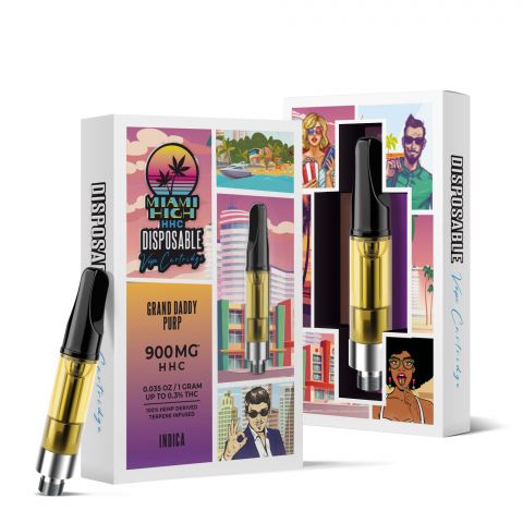 Grand Daddy Purp Cartridge - HHC - Miami High - 900MG - 1