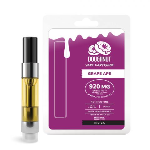 Grape Ape Cartridge - Active CBD - Enzactiv - Doughnut Active CBD - 920mg - 1