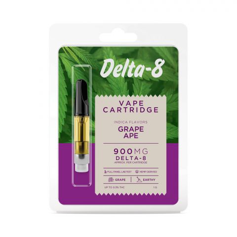 Grape Ape Cartridge - Delta 8 - Buzz - 900mg