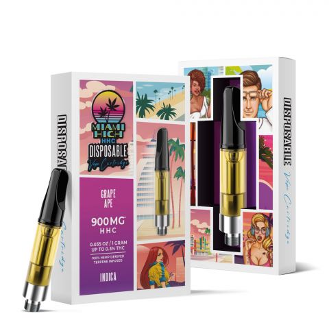 Grape Ape Cartridge - HHC - Miami High - 900MG - Thumbnail 1