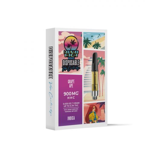 Grape Ape Cartridge - HHC - Miami High - 900MG - Thumbnail 2