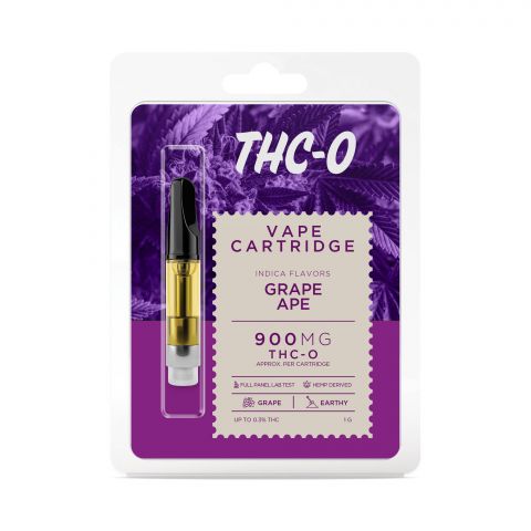Grape Ape Cartridge - THCO - Buzz - 900mg