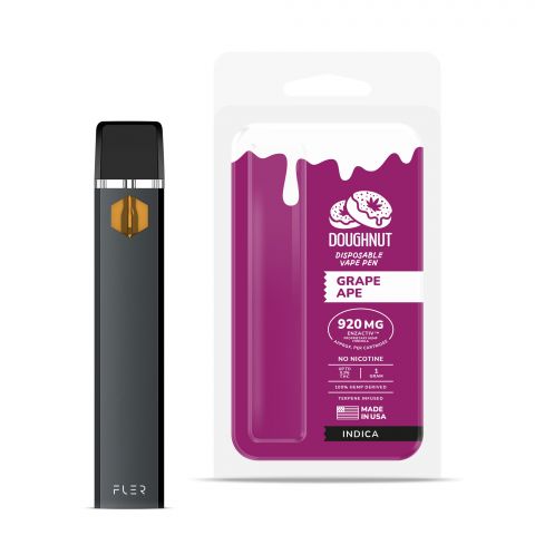 Grape Ape Vape - CBD & Enzactiv - Disposable - Doughnut - 920mg - Thumbnail 1