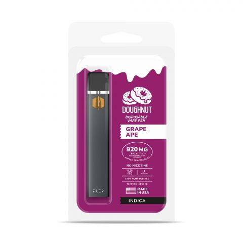 Grape Ape Vape - CBD & Enzactiv - Disposable - Doughnut - 920mg - Thumbnail 2