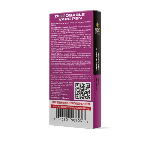 Grape Ape Vape - Delta 8 THC - Disposable - 10X - 920mg - Thumbnail 3