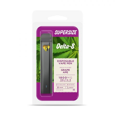 Grape Ape Vape Pen - Delta 8 - Disposable - Buzz - 1800mg